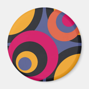 Retro 50 Abstrakt Art Magnet