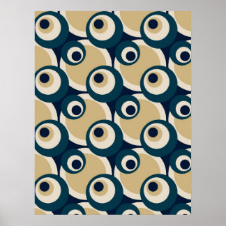 Retro 50 Abstrakt Art Poster