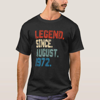 Retro 50 år gammal förklaring sedan augusti 1972 5 t shirt
