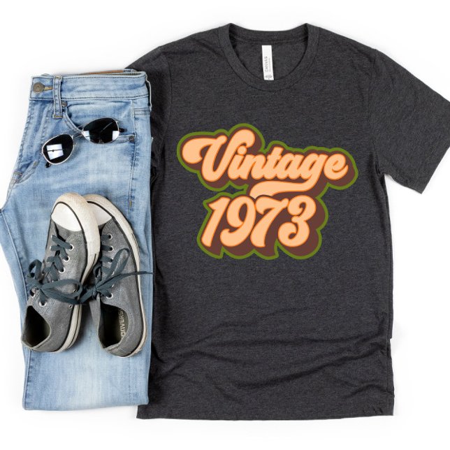 Retro 50:e födelsedag Vintage 1973 T-shirt (Skapare uppladdad)