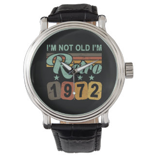 Retro 50:e födelsedagen 1972 armbandsur
