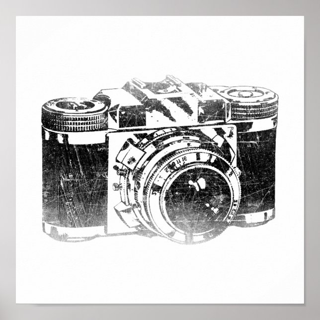 Retro 50:s kamera poster (Framsidan)