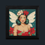 Retro 50-talets Tropical jul Pin-Up Starlet Minnesask<br><div class="desc">En samling tropiska jultomter</div>