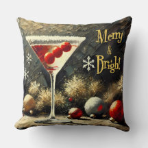 Retro 50-tals Tripletranbärs julmartini