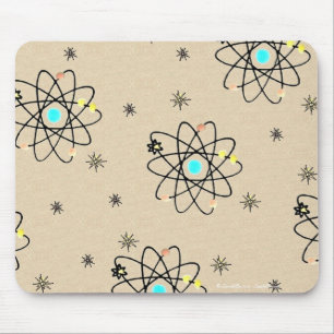 Retro 50s AtomPrint Sand Apparel & Gifts Musmatta