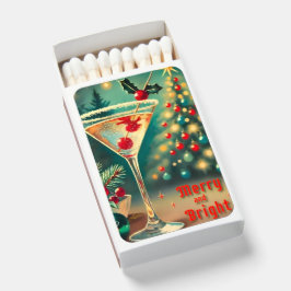 Retro 50s Merry Bright jul Cocktail Martini