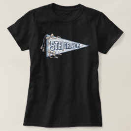 Retro 5:e klass skolpennant Coquette Bow T Shirt