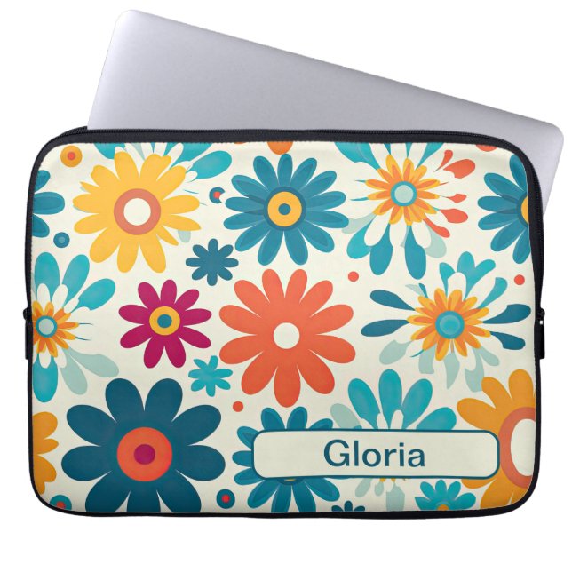 Retro 5 laptop fodral (Framsidan)