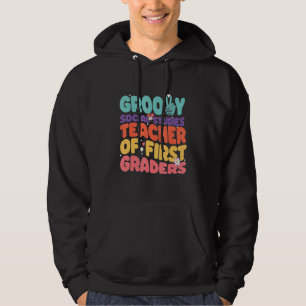 Retro 60 70s Groovy Samhällskunskap Lärare för för Hoodie