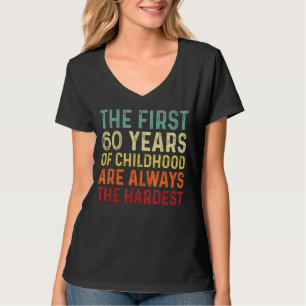 Retro 60 år Gamla Manar-kvinnor som avlägger 60:e  T Shirt
