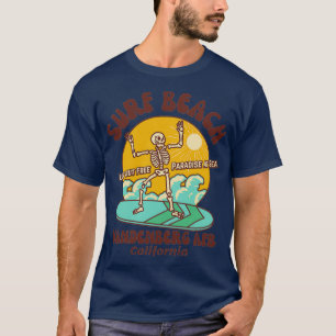 Retro 60 Surfa Beach Vandenberg AFB California T Shirt