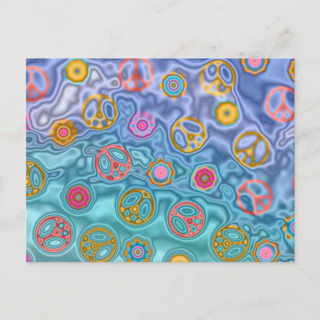 Retro 60-talets skänkningar för Vinkara havsbottna Vykort (Framsida)