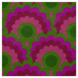 Retro 60s 70-sekunders Mod-struktur Scallop mönste Tyg