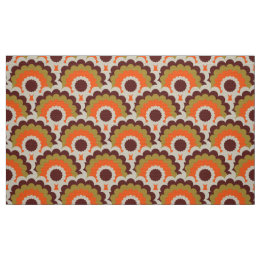 Retro 60s 70-sekunders Mod-struktur Scallop Tyg