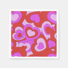 Retro 60s-70s Hearts