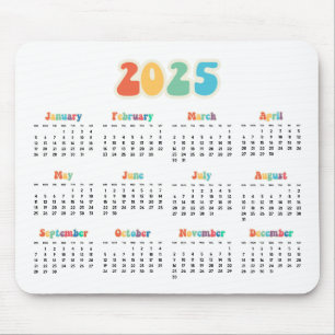 Retro 60s Hippie 2023-kalender Musmatta