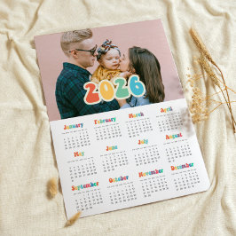 Retro 60s Hippie 2025-fotokalender Poster