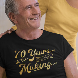 Retro 70: e födelsedagen 70 år i Skapar T Shirt