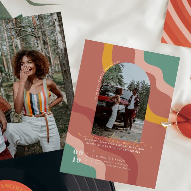 Retro 70 | Matchfoto Spara datum Datumet (Skapare uppladdad)