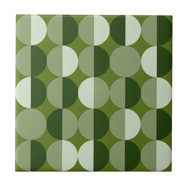 Retro 70:s keramiska plattor kakelplatta (Framsidan)