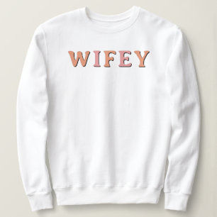 Retro 70:s  och Orange Wifey T Shirt