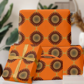Retro 70:s stil-omslutning papper presentpapper
