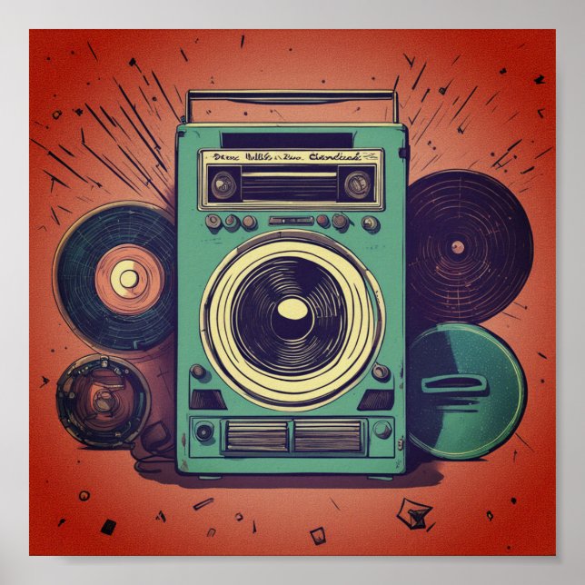 Retro 70-tal poster (Framsidan)