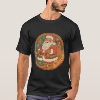 Retro 70-tal Santa Varma Nyanser T Shirt