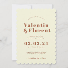 Retro 70-talet inspirerade till inbjudan till Oran