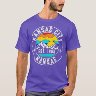 Retro 70-talet Kansas City Kansas KS T Shirt