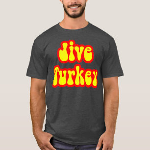 Retro 70-talet Ord Vintage Stil Jive Turkiet T Shirt