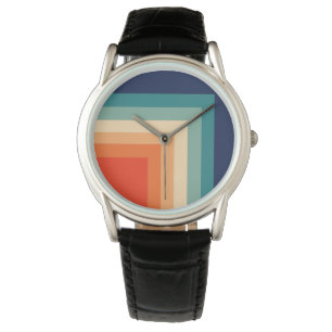 Retro 70-talets Färg-lastpall Armbandsur