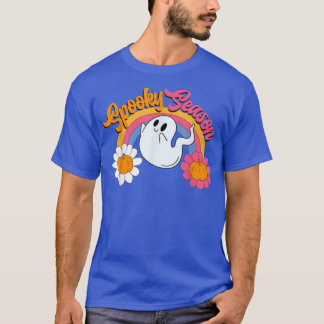 Retro 70-talets Groovy Spooky Season Halloween Gho T Shirt