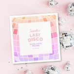 Retro 70-talets Rosa Disco Boll Bachelorette Helg Pappersservett<br><div class="desc">Retro 70-talets Rosa Disco Boll Bachelorette Helg Napkins</div>