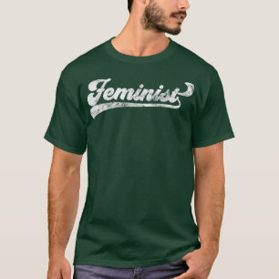 Retro 70-talets Vintage Feministisk feminism Kvinn T Shirt