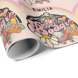 Retro 70-tals Boogie Disco Dans Bröllop Möhippa Presentpapper