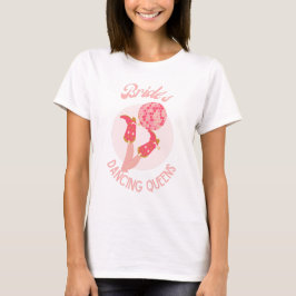 Retro 70-tals Bruds Dansande Drottningar Möhippa T Shirt