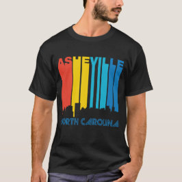 Retro 70-talstil Asheville North Carolina Skylin T Shirt