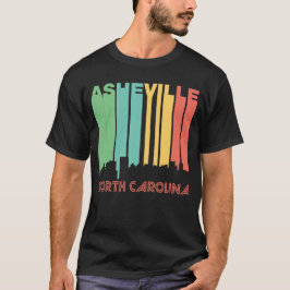 Retro 70-talstil Asheville North Carolina Skylin Tee Shirt
