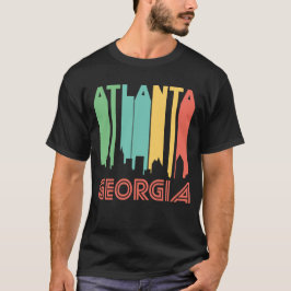 Retro 70-talstilAtlanta Georgia horisont Tee