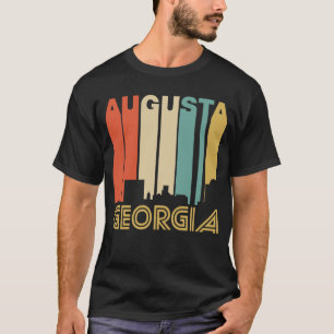 Retro 70-talstilAugusta Georgia horisont Tee Shirt