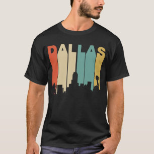 Retro 70-talstilDallas Texas horisont Tee
