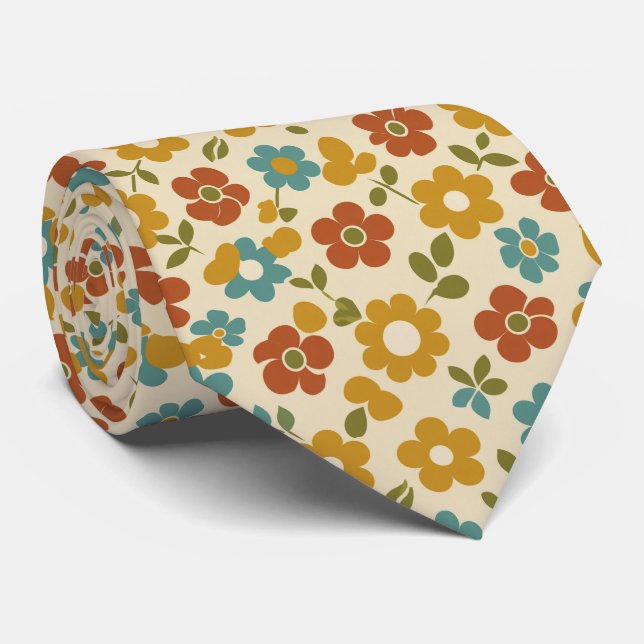 Retro 70s Floral Pattern Slips (Rullad)