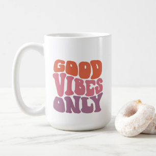 Retro 70's Good Vibes Endast 15 oz Mugg
