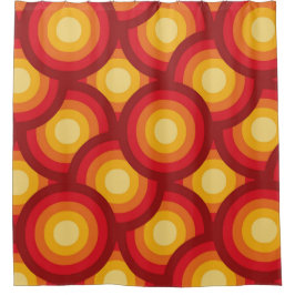 Retro 70s Groovy Overlapping Circles Mönster