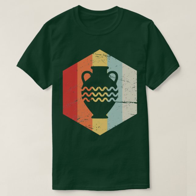 Retro 70s-potteriikon t shirt (Design framsida)