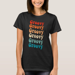 Retro 70's Shirt for Women and Manar, Groovy Hippi T