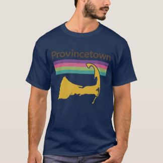 Retro 70s-stil souvenir Provincetown T Shirt