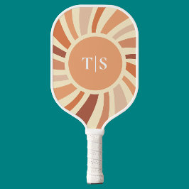 Retro 70s Sunburst Monogram