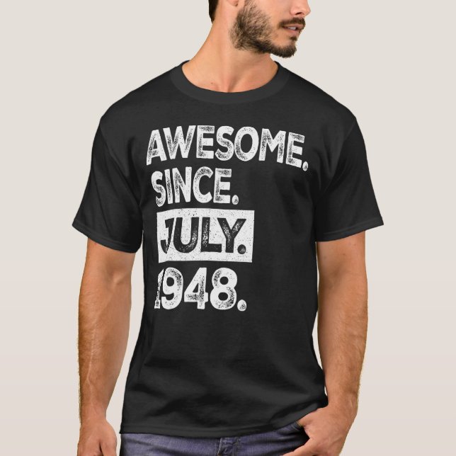 Retro 75 år gammal 75:e-födelsedag Fantastisk seda T Shirt (Framsida)